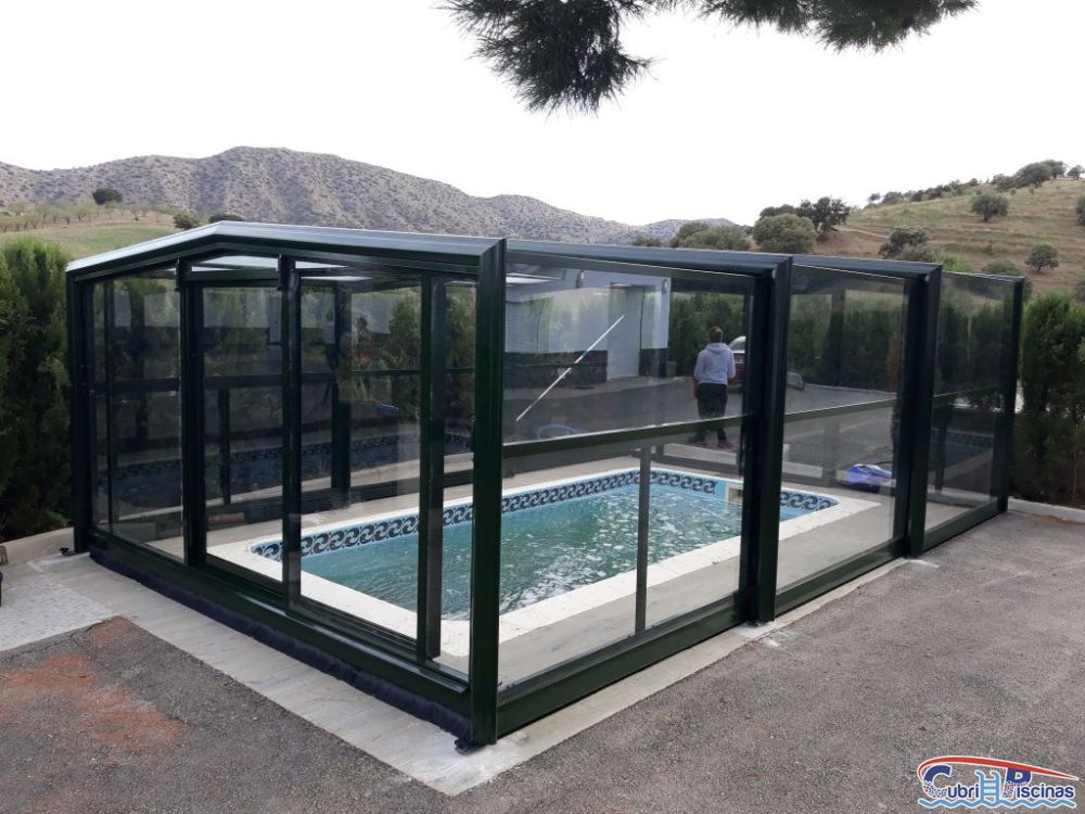 Cubierta de Piscina Alta Telescópica en Almeria, Cubierta de Piscina Alta Telescópica en Almeria,